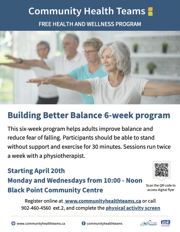 Building Better Balance Program poster